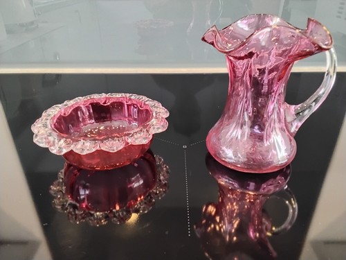 Antique victorian cranberry - antique,