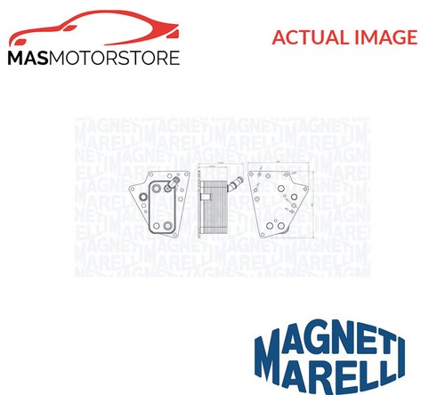 Engine oil cooler - engine, magneti