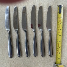 Robert Welch 6 x Table / Dinner knife. 18/10 
