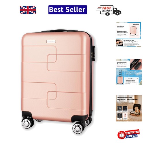 Luxury 34l cabin suitcase with - suitcase,