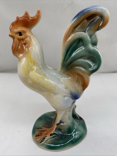 Small ceramic cockerel figure - small,