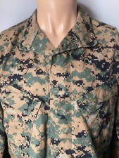 USMC Woodland MARPAT DIGITAL Combat Shirt Blouse MCCUU Small Long (R75)