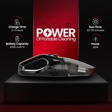 Hoover Cardless Vacuum Cleaner strong suction for cars bedroom carpet cleaning