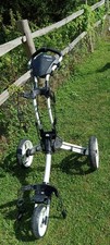 Rovic RV1C  3-Wheel Golf Push Golf Trolley - ARTIC White