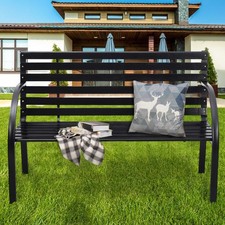 Slatted Wooden Cast Iron