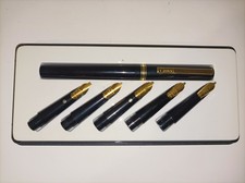 Osmiroid Calligraphy x5 Nib Fountain Pen Set: Fine, Medium, Broad, B2, B4