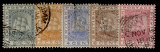BRITISH GUIANA QV SG170-174