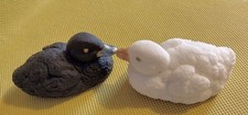 2x Edible Fondant Ducks Black