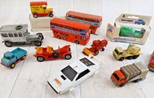 Mixture collection vintage diecast toy model cars Corgi Dinky Lledo Matchbox