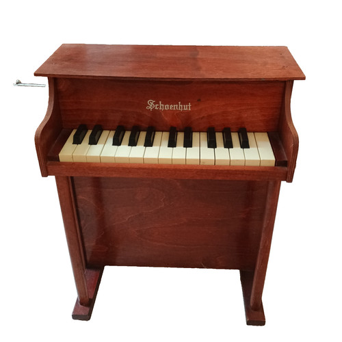 Vintage schoenhut key - schoenhut, 25-key