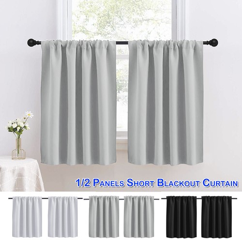 Blackout short curtains - blackout,
