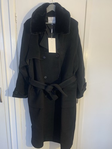 Heathe wool oversized coat - heathe,