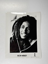 Bob Marley Photo Original Black And White Island Records Promotion Circa 1970s