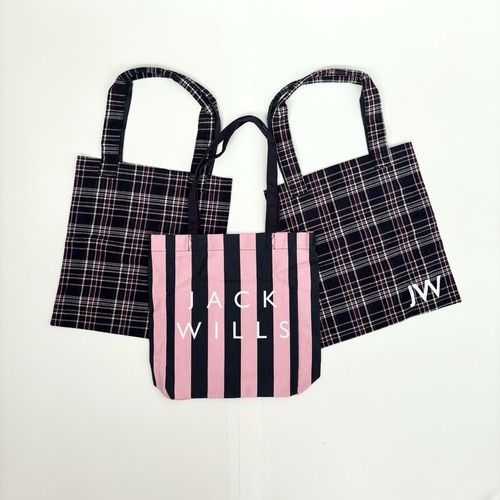 Jack wills tote bags - wills, x3
