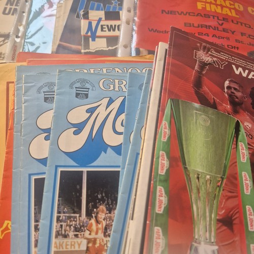 Minor cup programmes - programmes, (4)