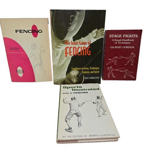 Books fencing sport - books, sword