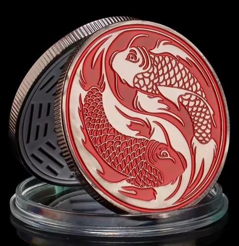 Lucky chinese coin yin - chinese, and