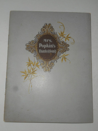 Mrs popkin thanksgiving - mrs., popkin's