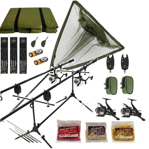Full carp fishing set - carp, rods