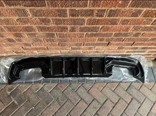 Audi S3 Diffuser Aggressive Look Rear Bumper Diffuser Gloss Black A3 S3 FL