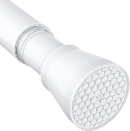 White tension curtain rod - rod, for