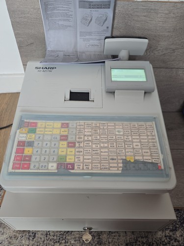 Sharp a217w electronic cash - sharp, xe-a217w