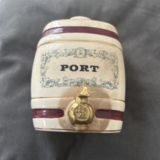 Vintage W &A Gilbey Port Barrel Decanter by Wade Royal Victoria Pottery England 