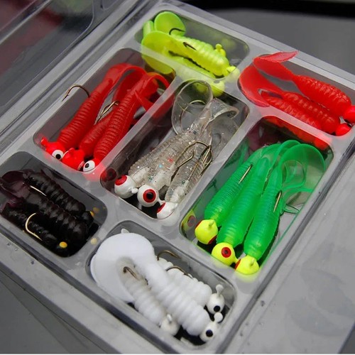 21pcs set mini soft fishing - mini,