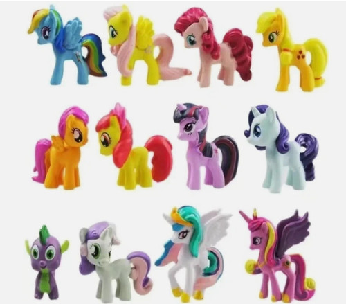 12pcs little pony figures - 12pcs,