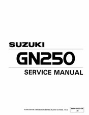 Manual SUZUKI GN-250 OEM