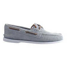 Sperry A/0 2-Eye Mens Grey Boat Shoes