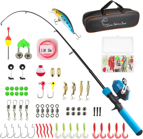 Kids fishing pole kit - kids, 59''