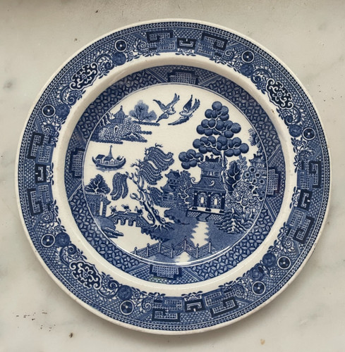 1930 wedgwood willow pattern - willow,