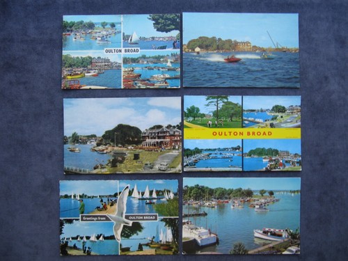Postcards oulton broad - 6,