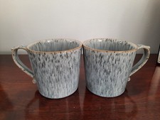 Denby Halo Speckle Mugs x 2