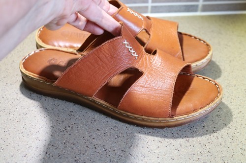 Pavers leather mule - leather, sandals