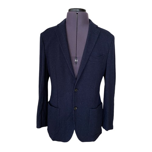 Corneliani blue houndstooth - id,