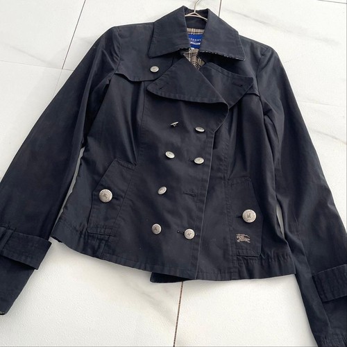 Burberry blue label trench - blue,