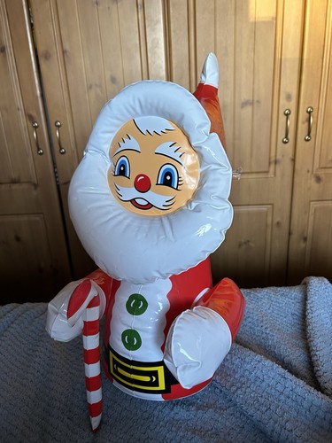 Vintage inflatable santa claus - vintage,