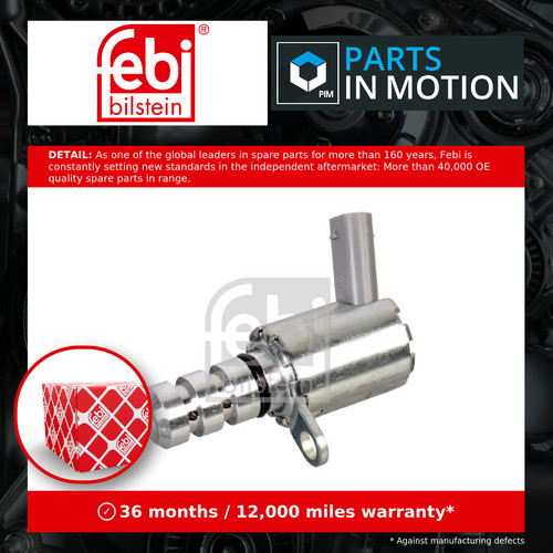 Camshaft adjuster valve - valve, lower
