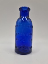 Cobalt Blue Bromo Seltzer Bottle