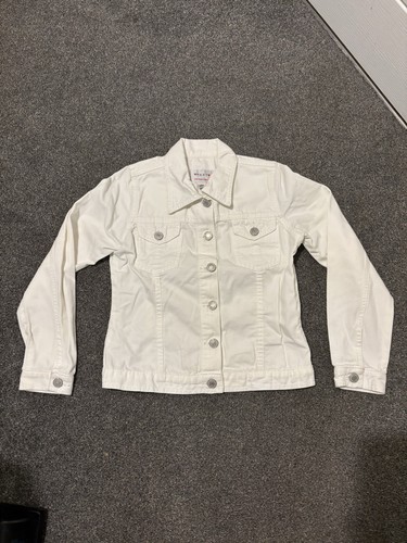 Next girls white denim - denim, jacket