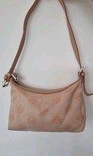 Mulberry Pink Canvas  Shoulder Bag