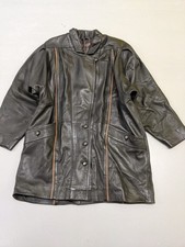 Vintage Echtes Leder Black