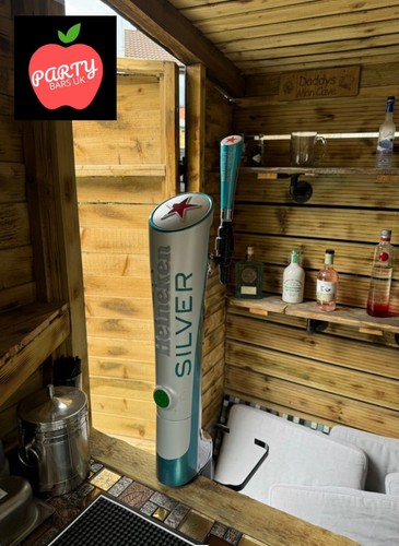 Used heineken silver pump - silver,