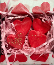 Handmade💜4x Heart shaped