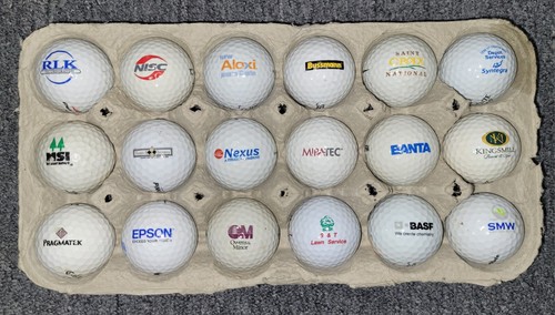 Logo golf balls - 18,