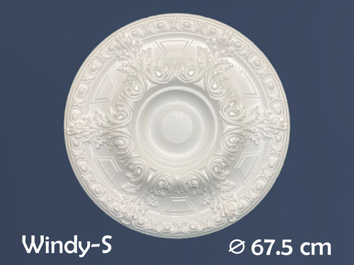 Ceiling rose polystyrene 1st - ceiling,