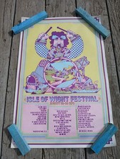 Rare Original 1970 Isle Of Wight Poster