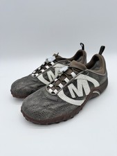 Vintage Merrell UK6 EU39  Striker Goal Brown/Cream Leather Slip On Shoes Junior